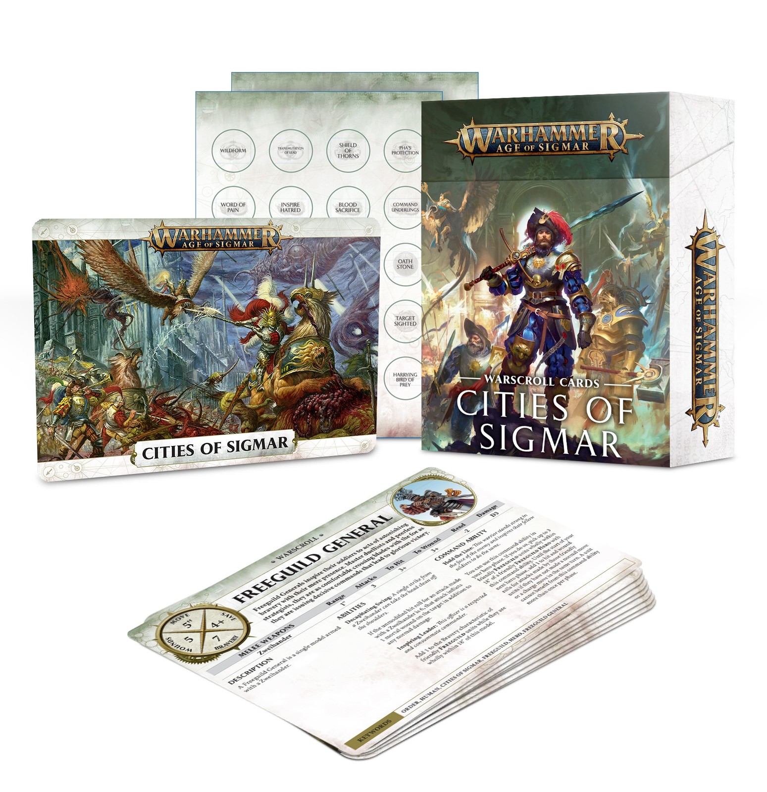 Warhammer Age of Sigmar: Cities of Sigmar - Warscroll Cards | at Mighty ...
