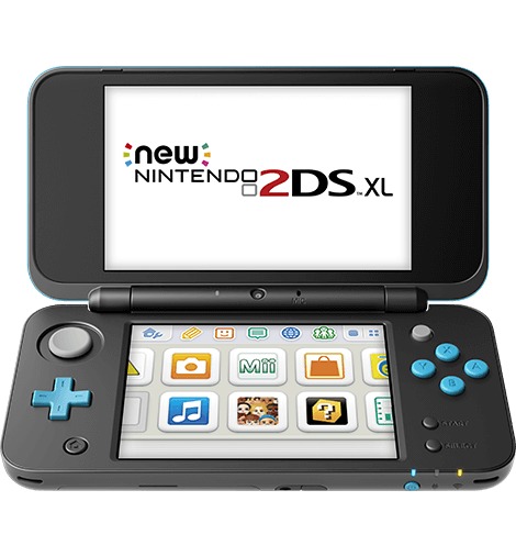 New Nintendo 2DS XL - Black/Turquoise for Nintendo 3DS image