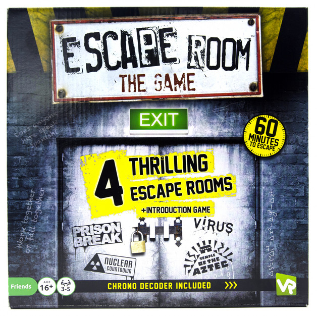 Escape Room the Game: 4 Rooms + Introduction Game