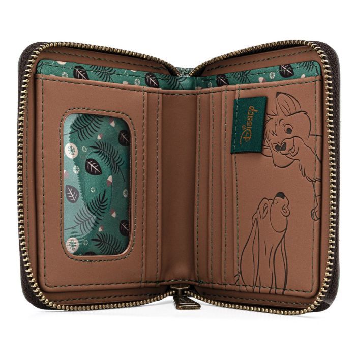 Loungefly: Fox & Hound - Copper Todd Zip Around Wallet