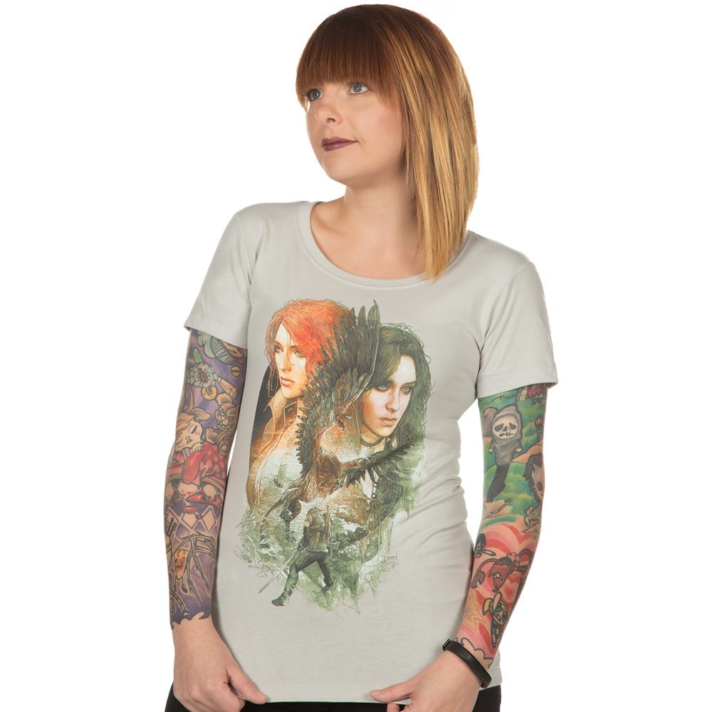 The Witcher 3 Yenni and Triss Women’s Tee (Large) image