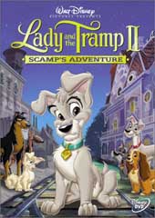 Lady and The Tramp 2: Scamps Adventure on DVD