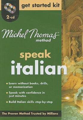 Speak Italian Get Started Kit by Michel Thomas image