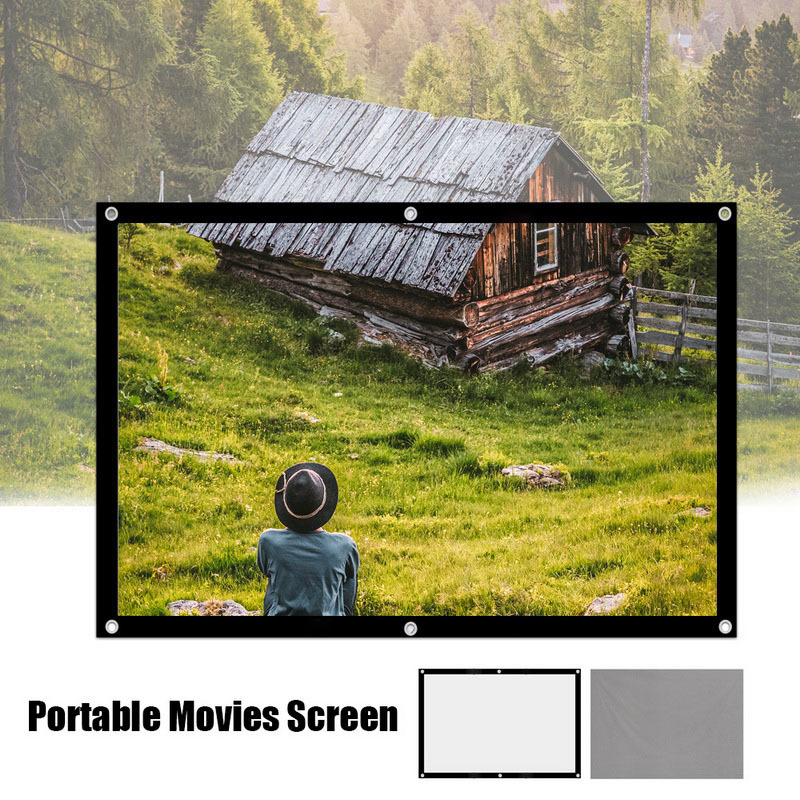 Portable Projector Screen - 133 x 75cm