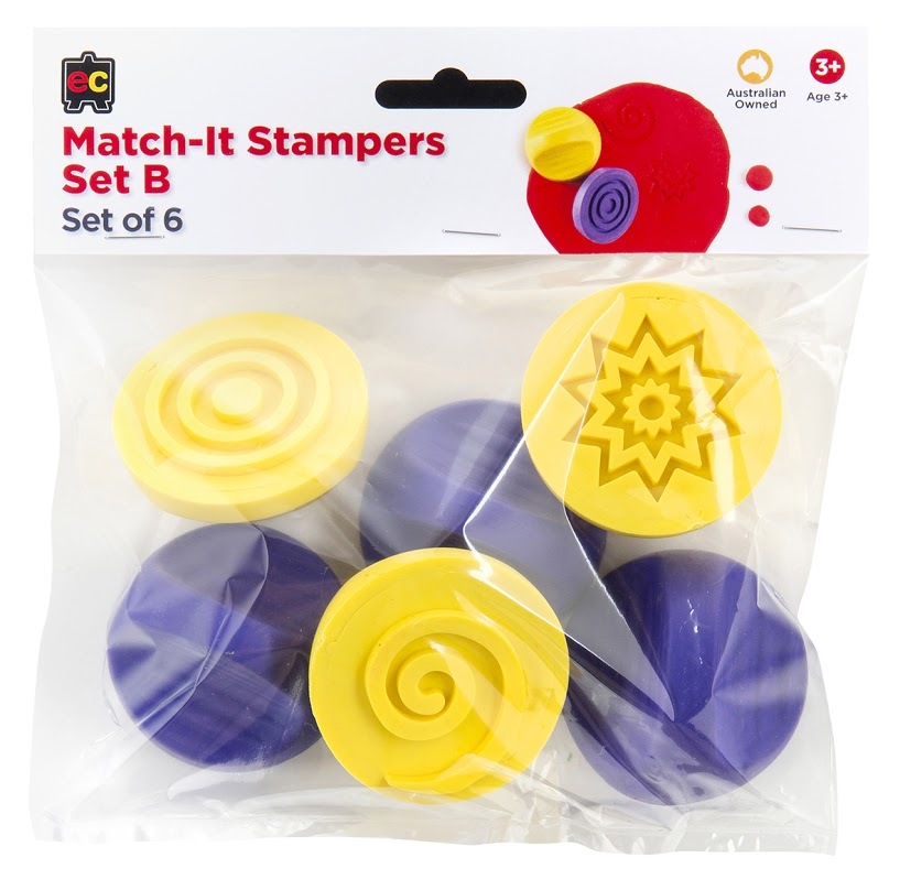 EC Colours - Match-it Pattern Stamper - Pack of 6 (Set B)