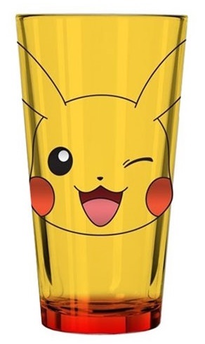 Pokemon: Pikachu Winking Face - Pint Glass image