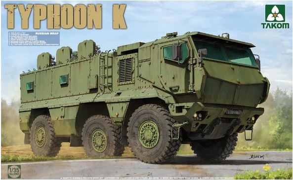 Takom 1/35 KamAZ-63968 Typhoon K MRAP Model Kit image