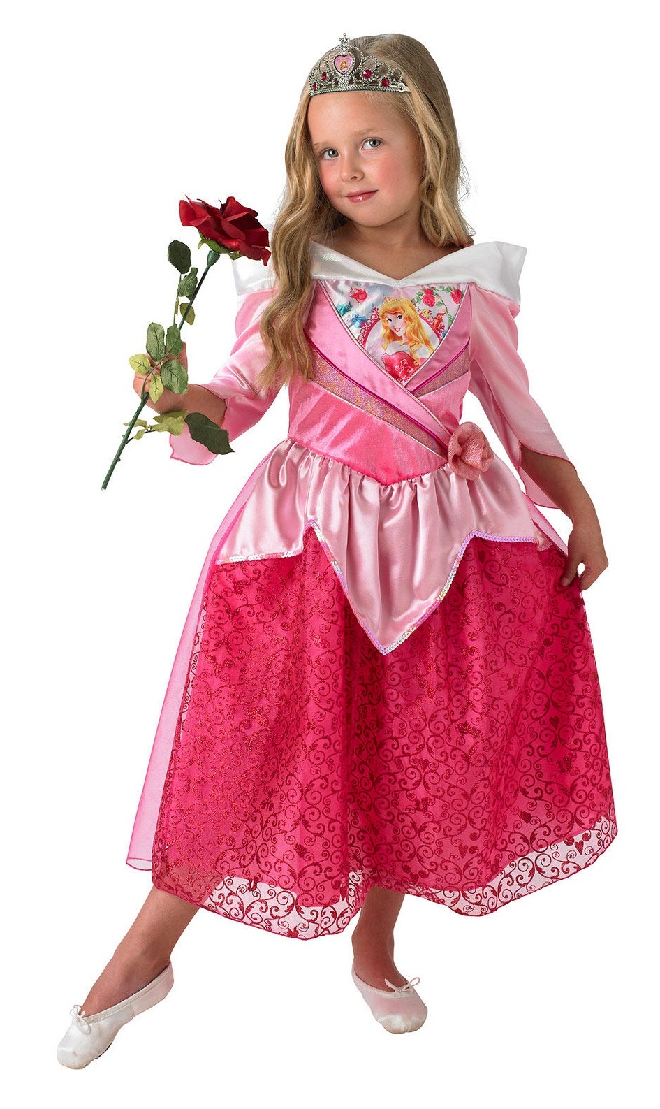 Disney: Kids Sleeping Beauty Shimmer Dress - (Large) image