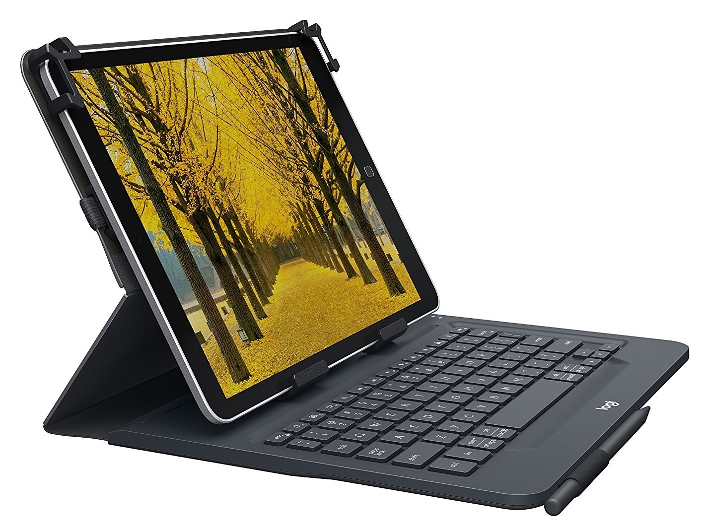 Logitech Universal Folio with integrated keyboard for 9-10” tablets image