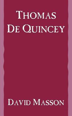 Thomas de Quincey image