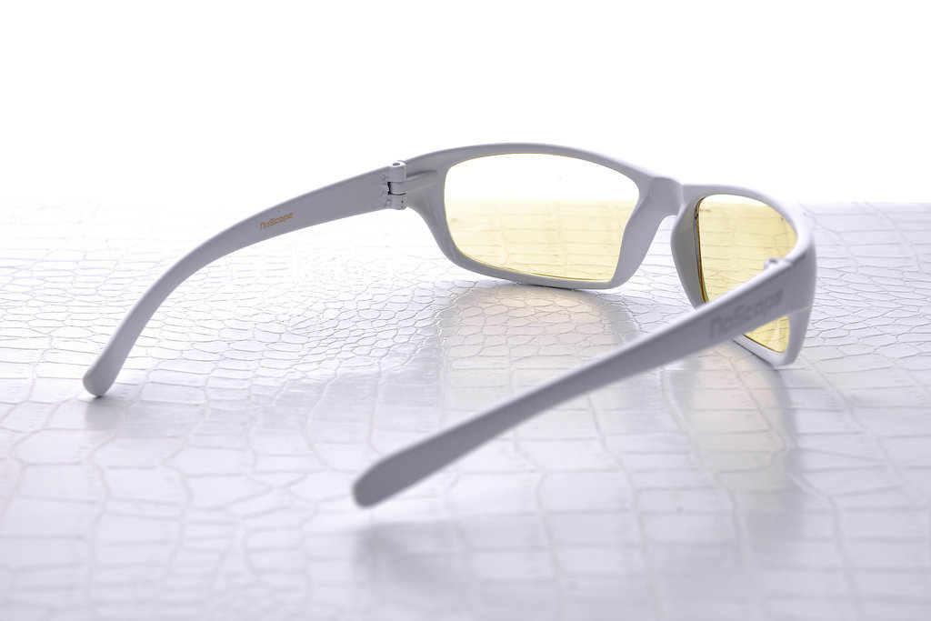 NoScope Minotaur Computer Gaming Glasses - Frost White for PC Games image