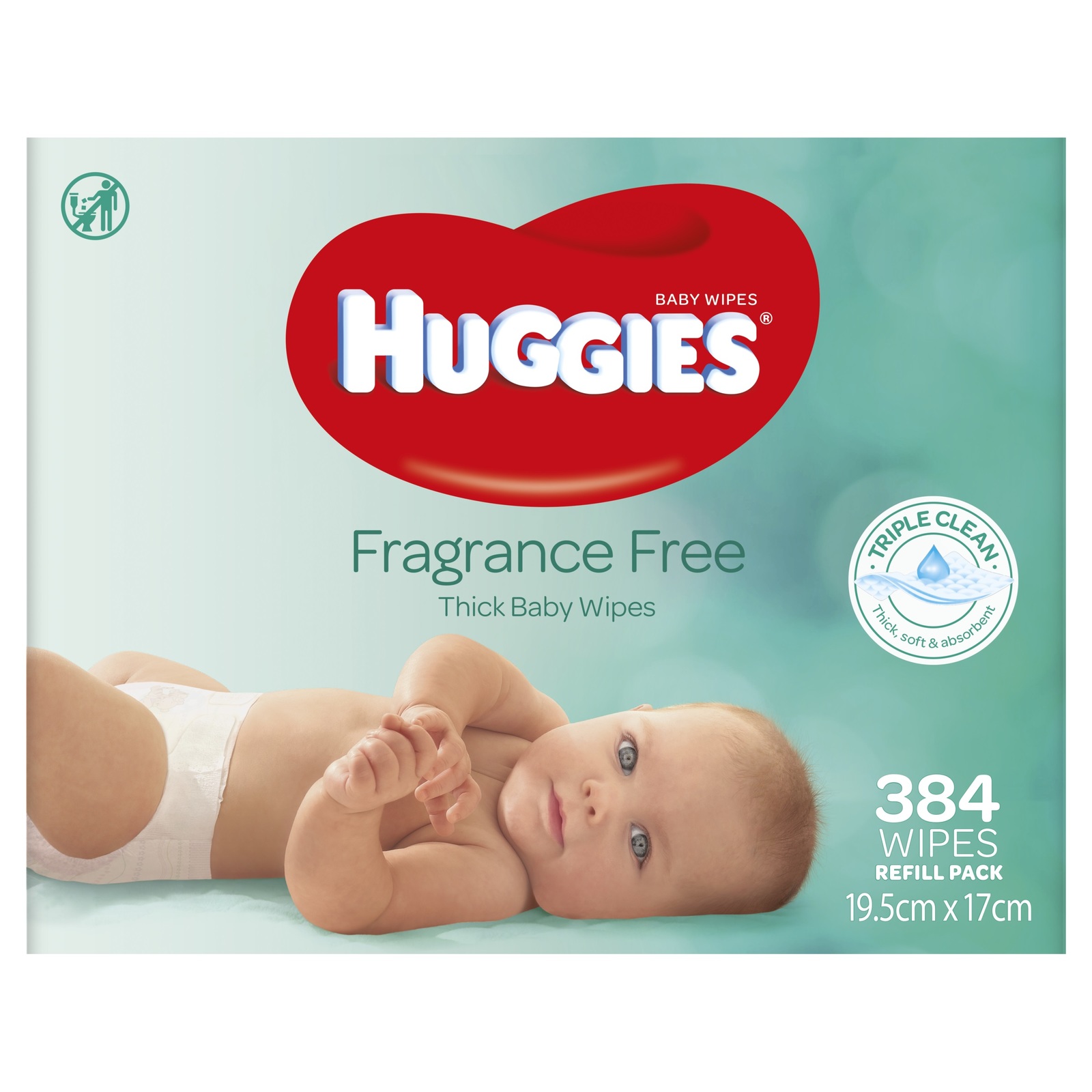 Huggies Baby Wipes - 384 pack image