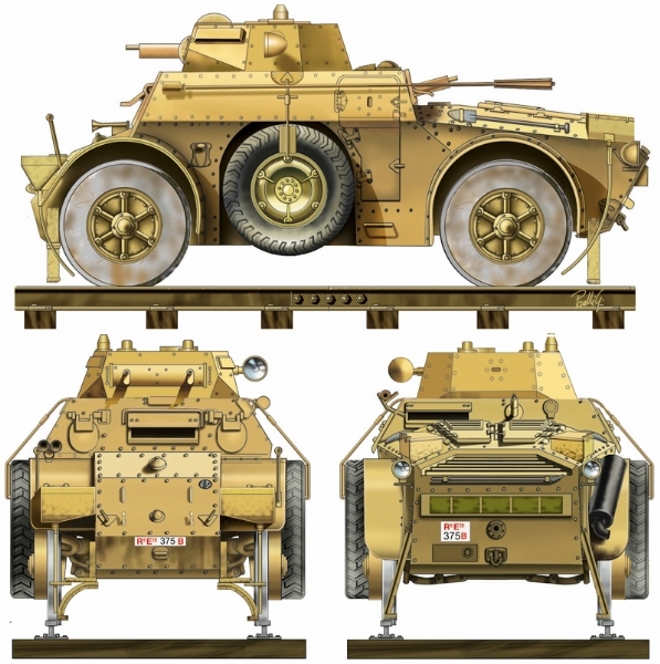 Italeri: 1/72 Autoblinda AB-40 Ferroviaria - Model Kit image
