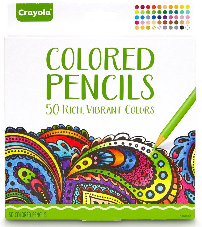 Crayola Colour Escapes: Colouring Pencils - 50 Pack image