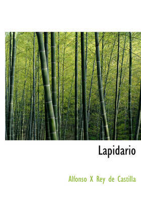 Lapidario by Alfonso X Rey de Castilla image