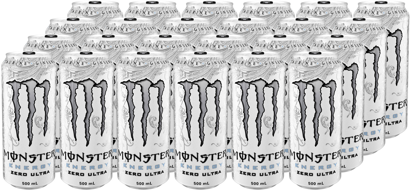 Monster Energy Zero Ultra Energy Drink 500ml Can (24 Pack) image