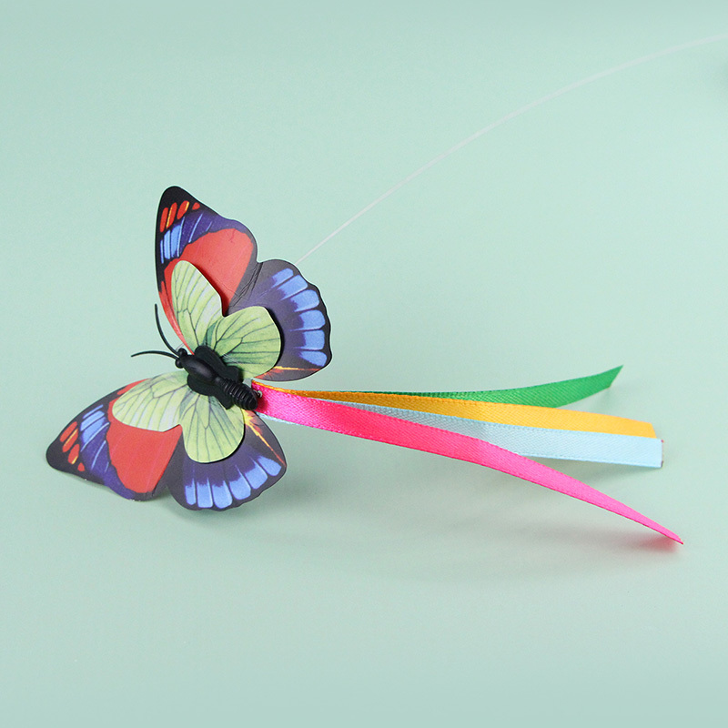 Butterfly Turntable - Interactive Pet Toy (Pink)