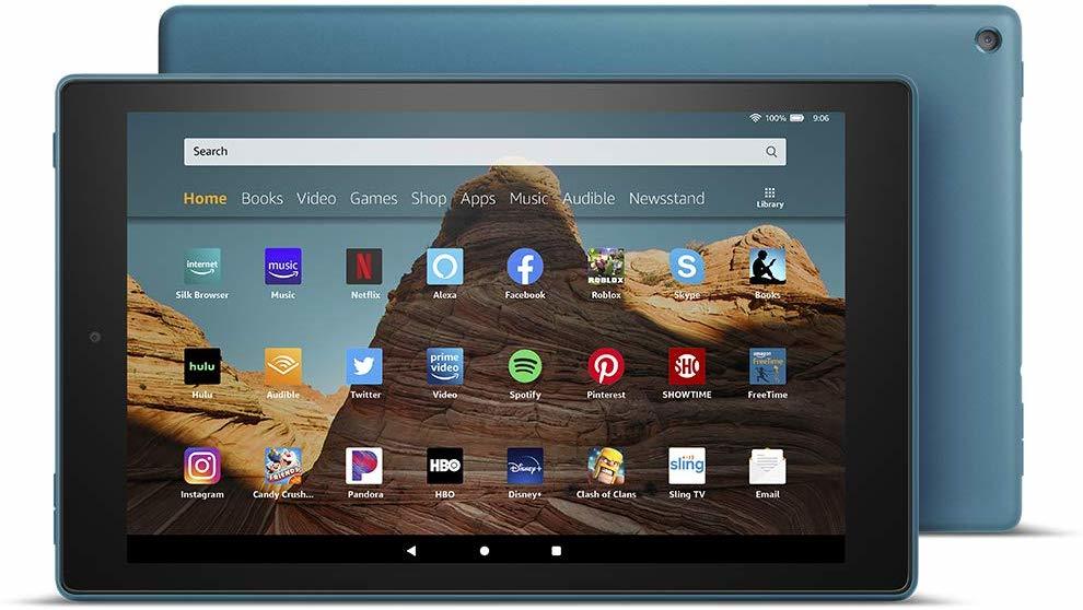 Amazon: Fire HD 10 Tablet (10.1" / 2019 Model / 32GB)- Twilight Blue image