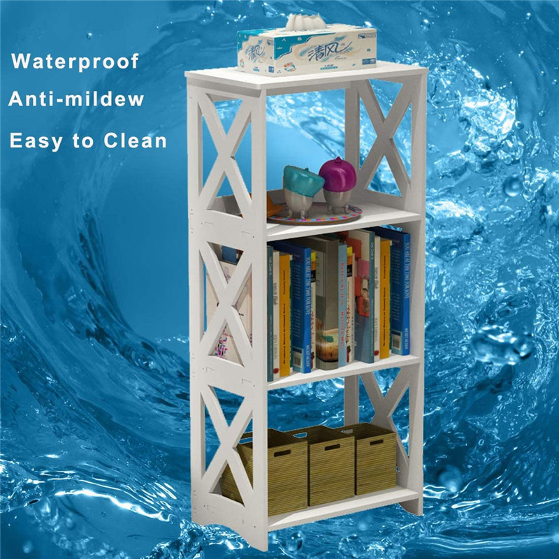 3 Tier Small Bookshelf (38x24x89cm) image