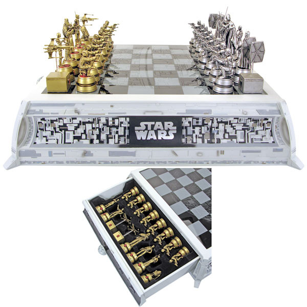 Star Wars Pewter Chess Set Board Game at Mighty Ape Australia