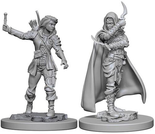 Pathfinder Deep Cuts: Unpainted Miniature Figures - Human Female Rogue image