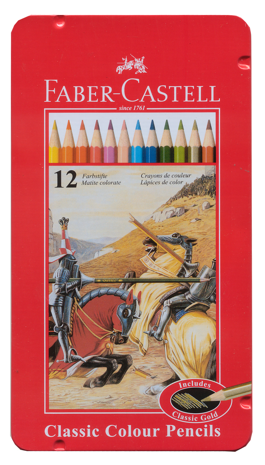 Faber-Castell: Classic Coloured (Tin of 12)