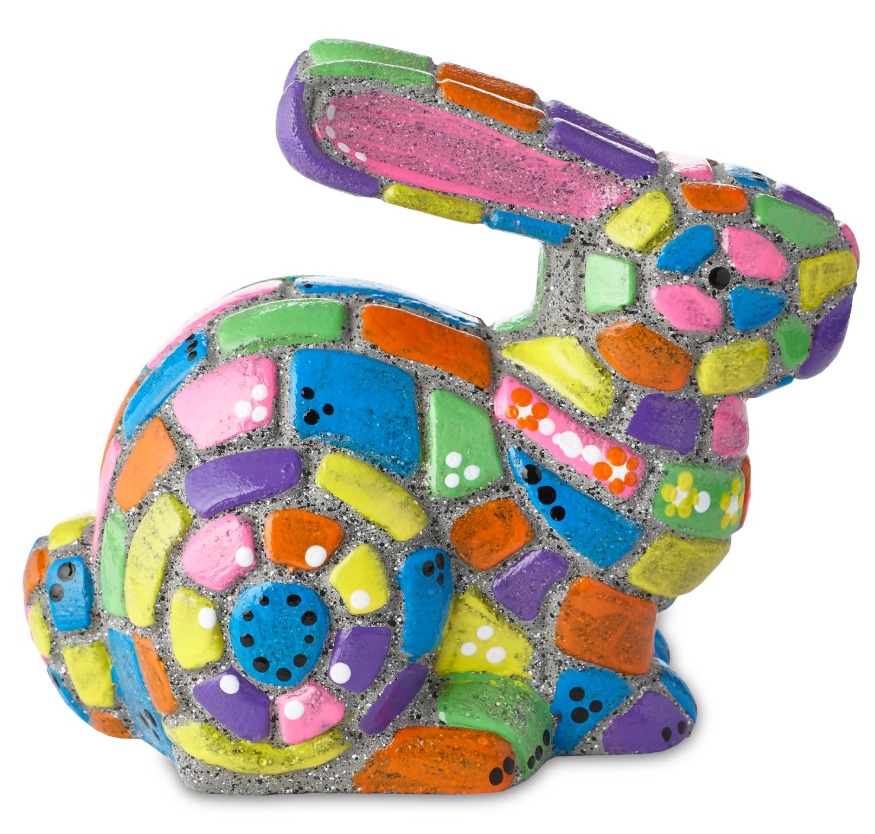 Paint Your Own Stone - Mosaic Bunny image