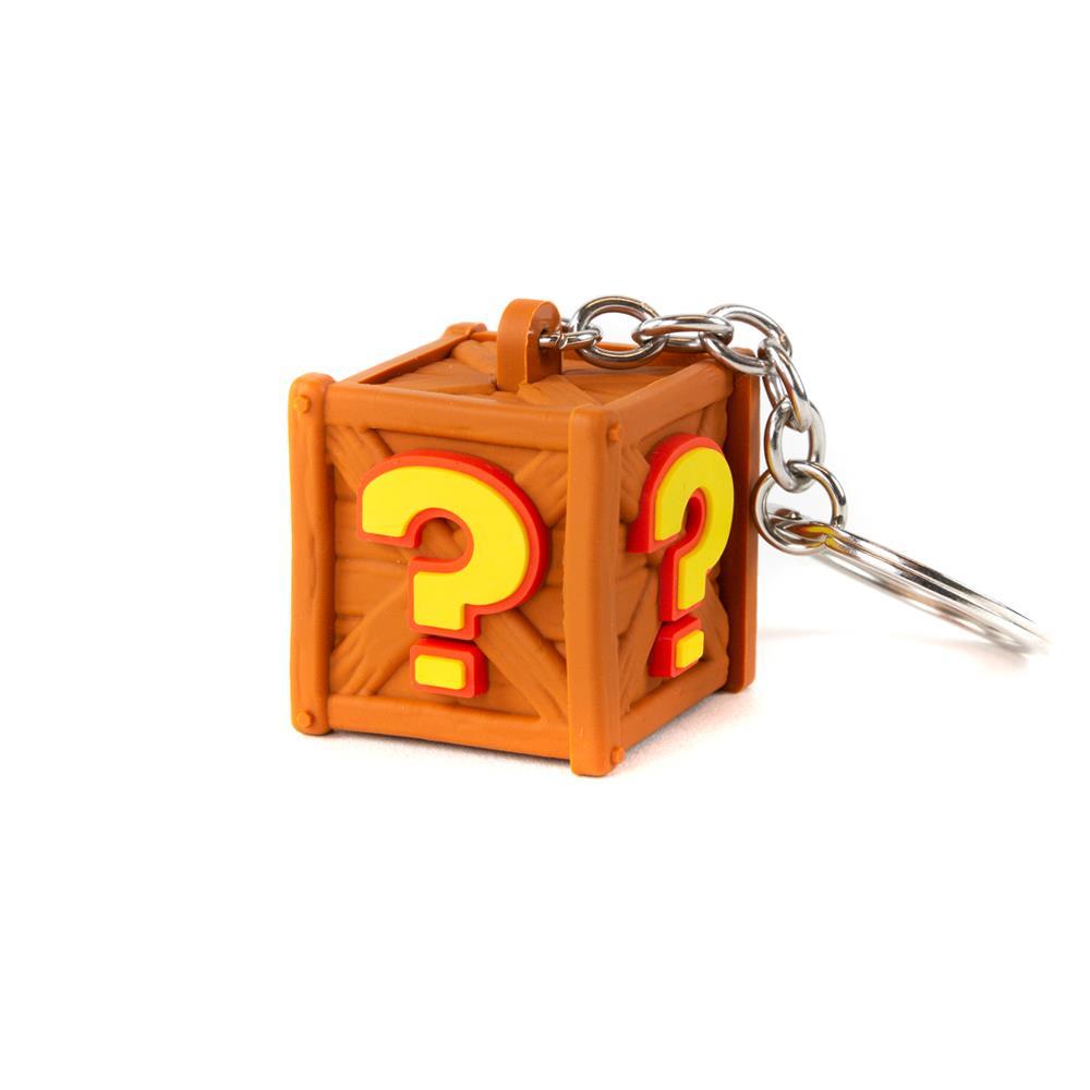 Crash Team Racing Crate Keyring / Keychain