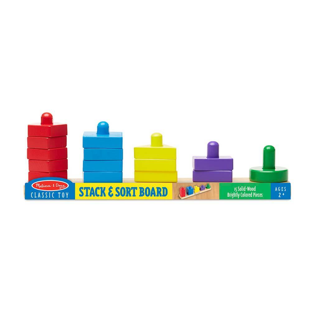 Melissa & Doug: Wooden Stack and Sort Board image