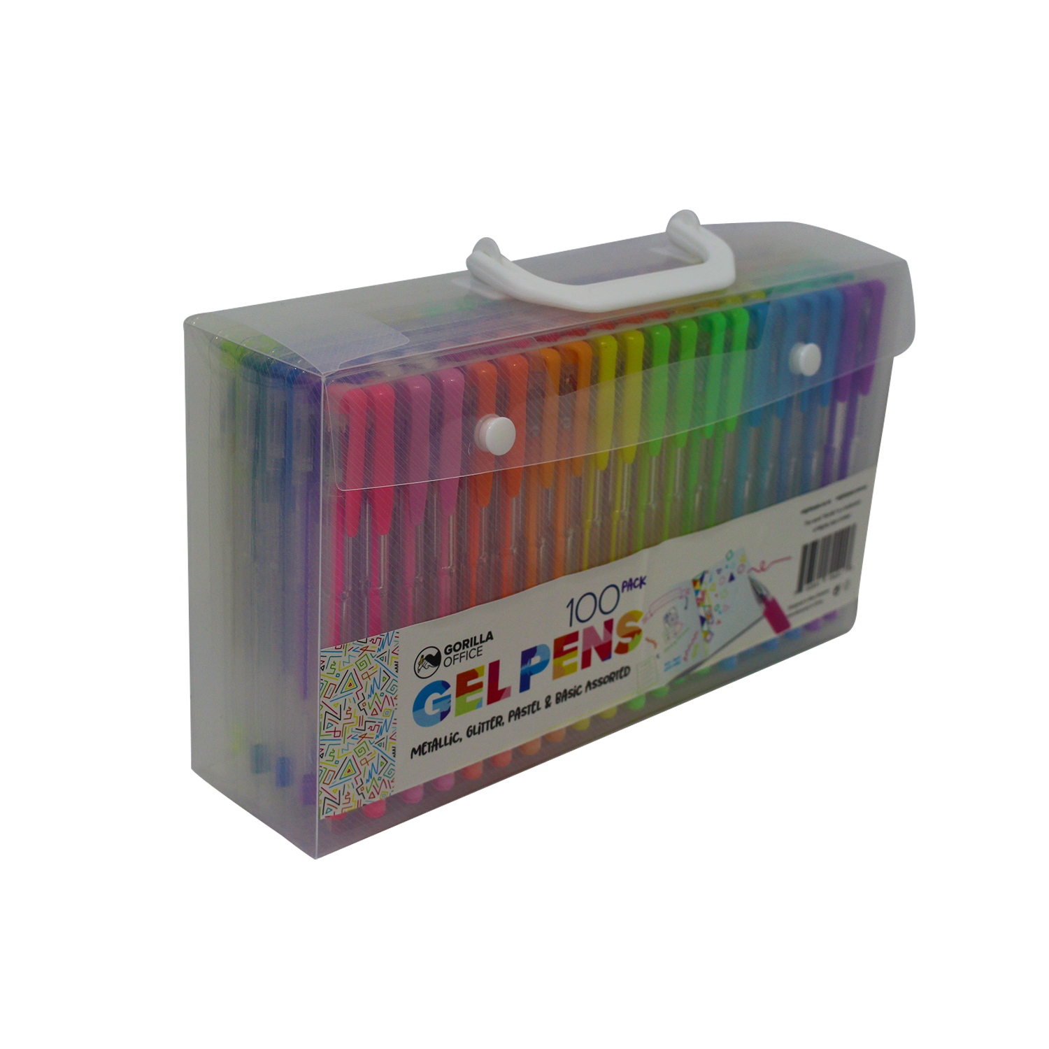 Gorilla Office: Gel Pens - 100 Pack image