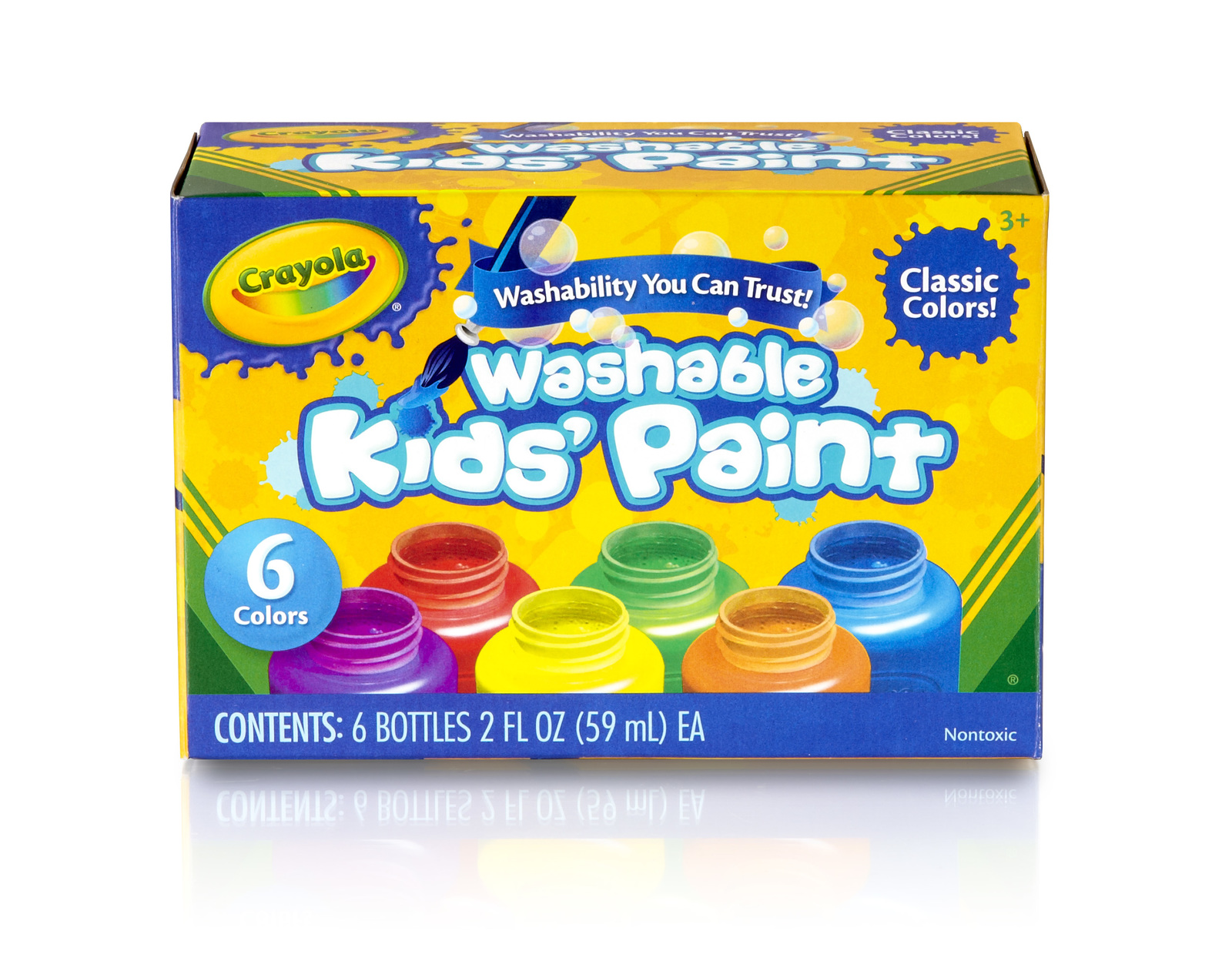 Crayola: Washable Paint Pack - 6 Colours image