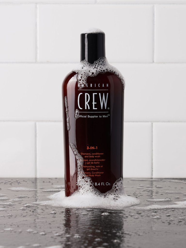 Buy American Crew 3 In 1 Shampoo/Conditioner and Body Wash (250ml) at
