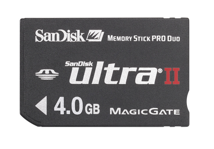 Sandisk Memory Stick Pro Duo Ultra 4GB image