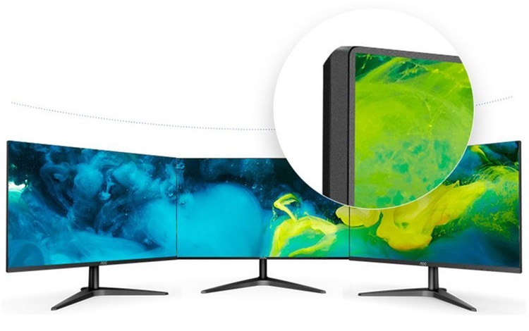 23.8" AOC FHD IPS Thin Bezel Monitor image