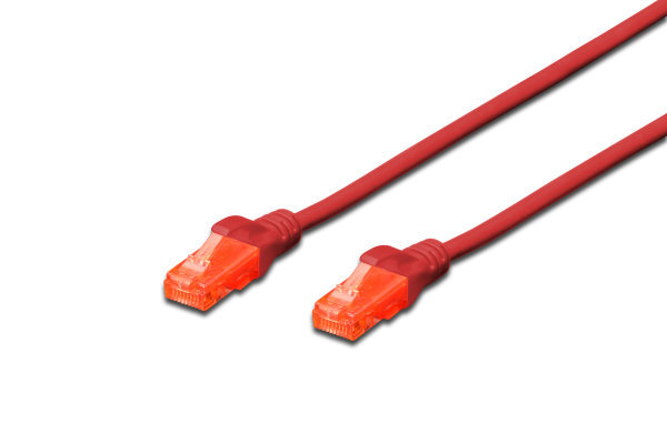 Digitus UTP CAT6 Patch Lead - Red (10m)