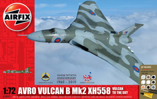 Airfix Avro Vulcan B Mk2 XH558 Gift Set 1:72 Model Kit image