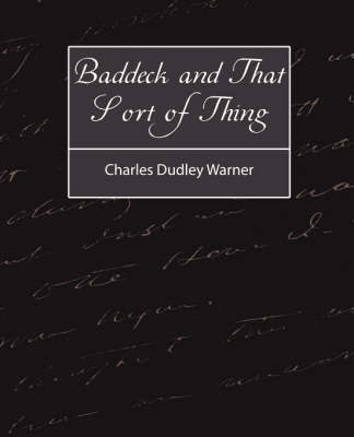 Baddeck and That Sort of Thing by Charles Dudley Warner image