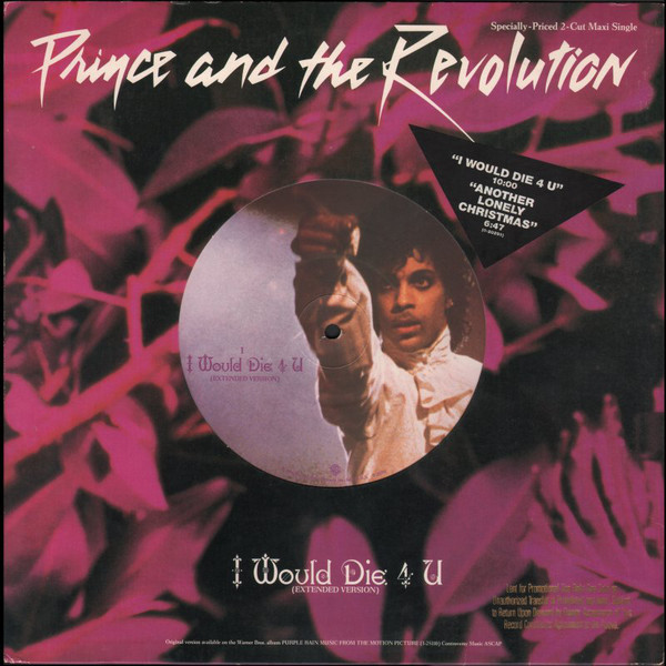 I Would Die 4 U (12" LP) by Prince and the Revolution image