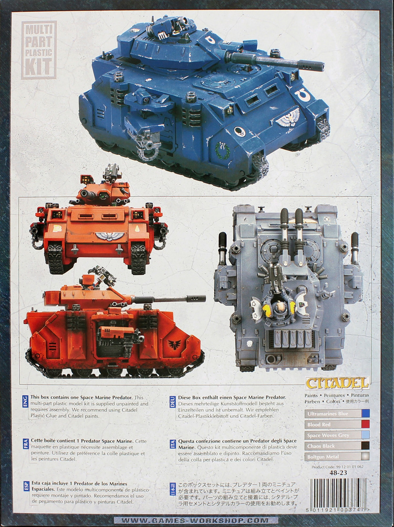 Warhammer 40,000 Space Marine Predator image