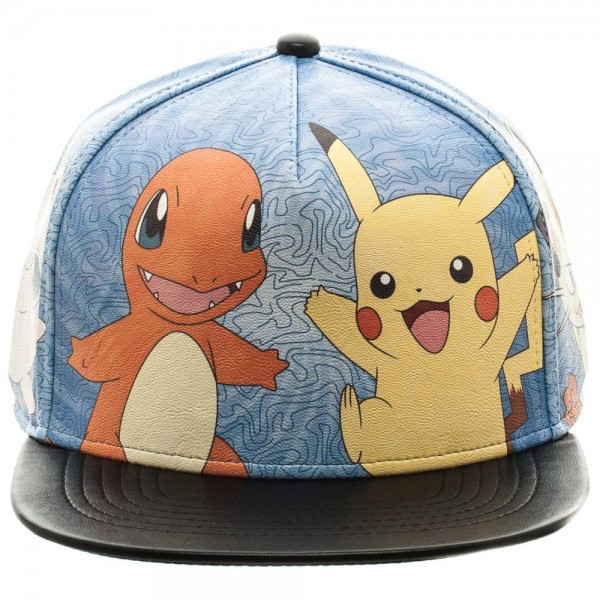 Pokemon: Printed - PU Snapback Hat