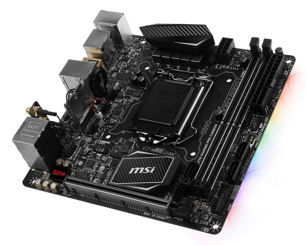 MSI Z270I Gaming Pro Carbon AC-WIFI Motherboard image