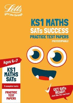 KS1 Maths SATs Practice Test Papers (photocopiable edition) by Letts KS1 image