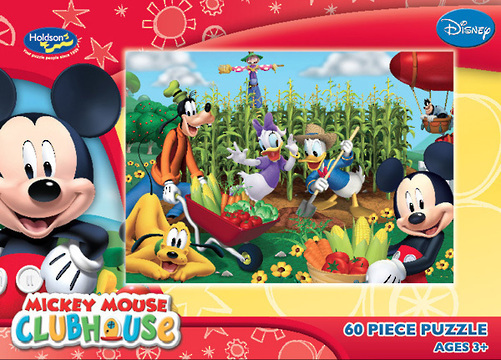 Mickey Clubhouse 60 Piece Jigsaw Puzzle - It's Harvest Time image