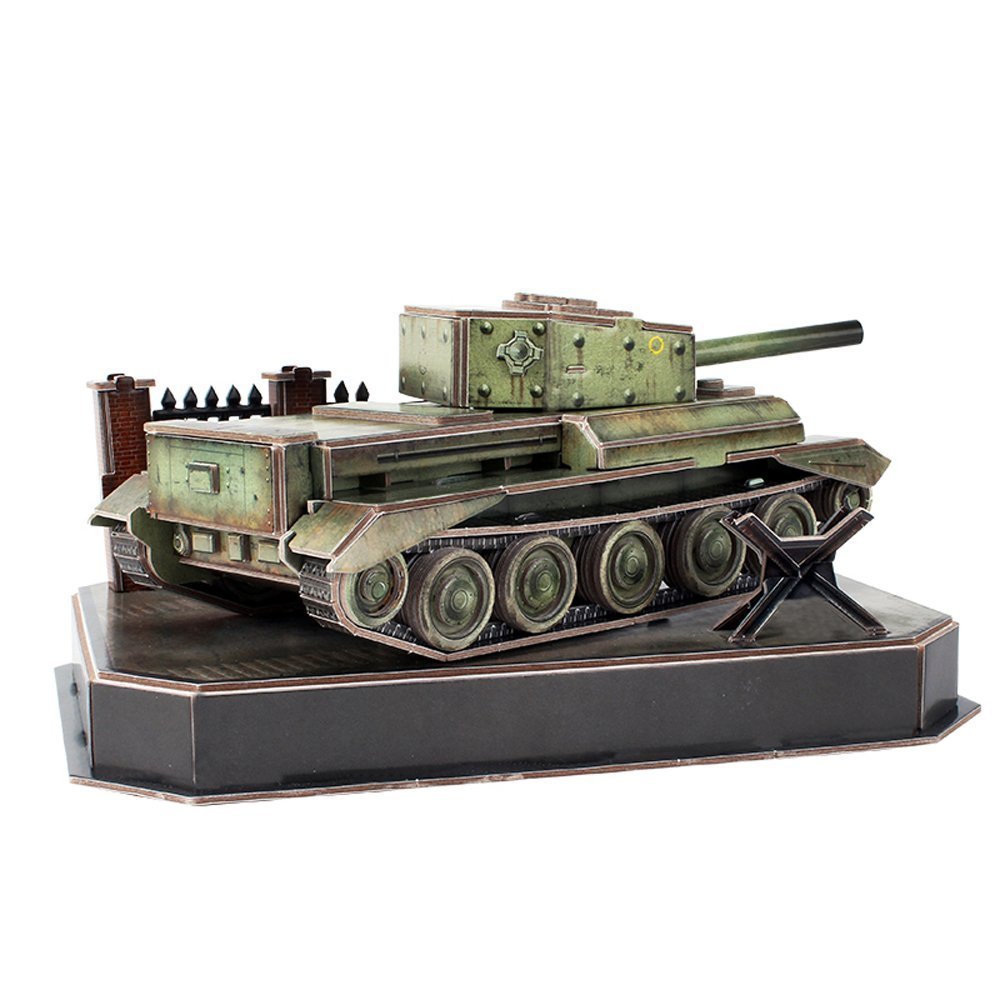 CubicFun: ArmiBuild - British Cromwell Mk. IV - 213 Piece 3D Puzzle image