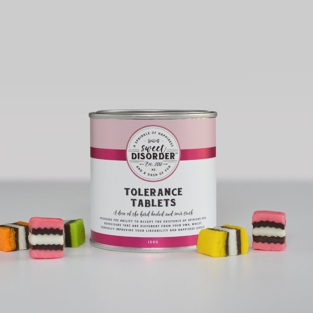 Sweet Disorder: Tolerance Tablets (150g) image