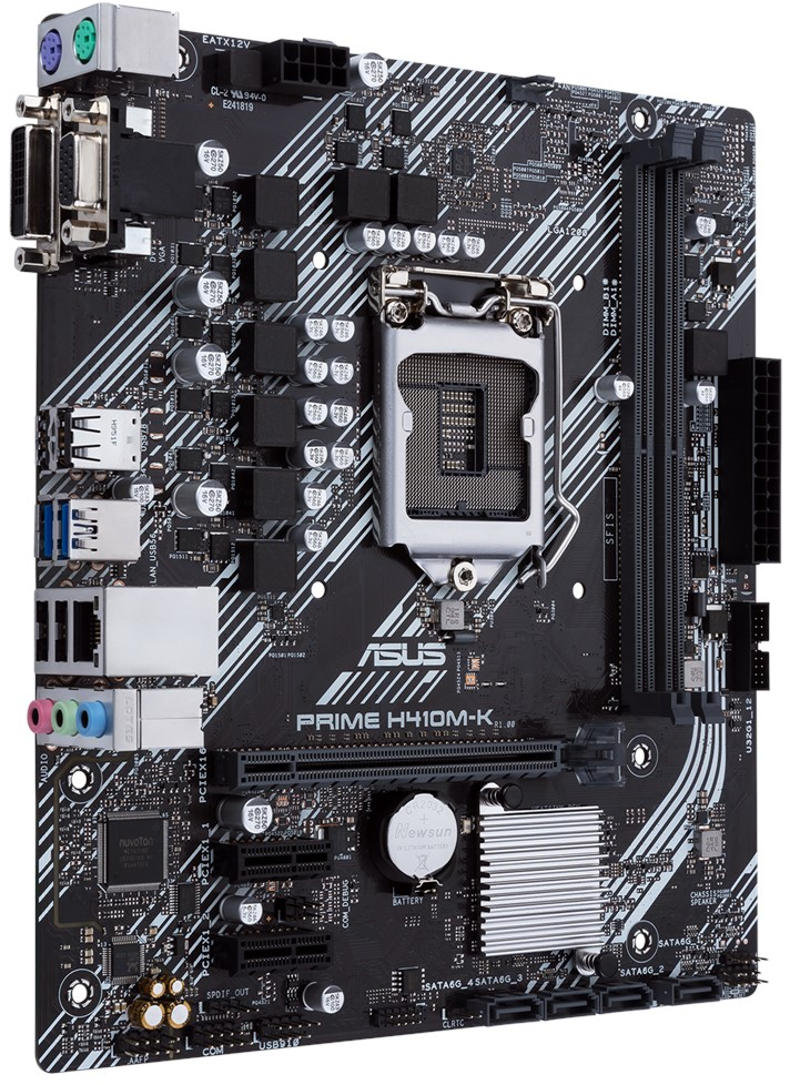 ASUS Prime H410M-K mATX Motherboard