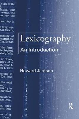 Lexicography by Howard Jackson image