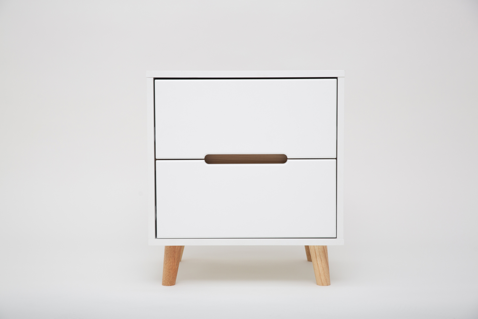 Bedside Table Nightstand - White image