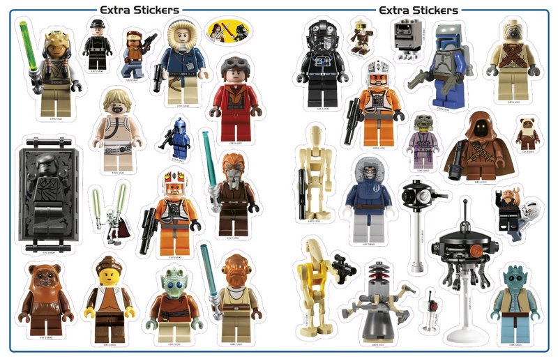 LEGO Star Wars Minifigures Ultimate Sticker Collection Shari Last
