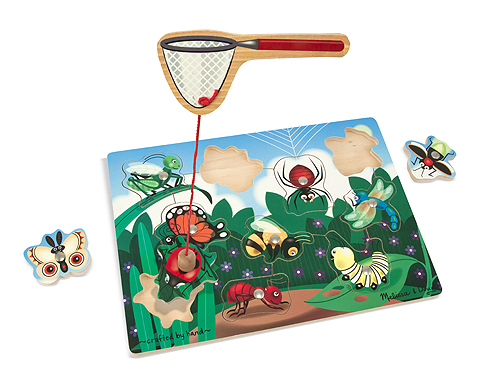 Melissa & Doug: Bug-Catching Magnetic Puzzle Game image